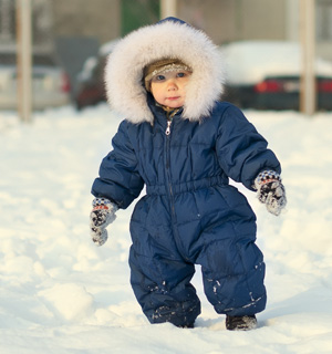 Ребенок на прогулке: как гулять зимой