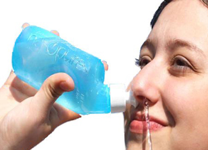 Как использовать физраствор для промывания носа
